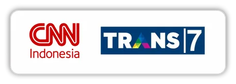 Logo CNN Indonesia dan Trans7, media yang meliput Kolam Ikan Erengan